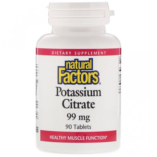 Natural Factors Potassium citrate | 90  |     , -, 