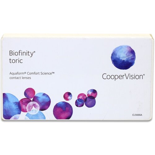   CooperVision Biofinity Toric., 3 ., R 8,7, D +3,5,CYL:-0,75,A:110, , 1 .   , -, 