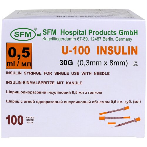 SFM,  0,5   U-100,  30G, 0,38 , 100    , -, 