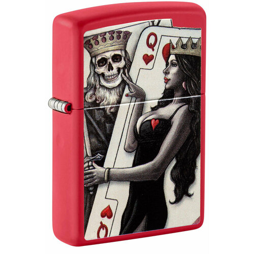���������� ������������ ���������� ��������� ZIPPO Skull King Queen Beauty � ��������� Red Matte, ������/�����, �������, 38x13x57 ��