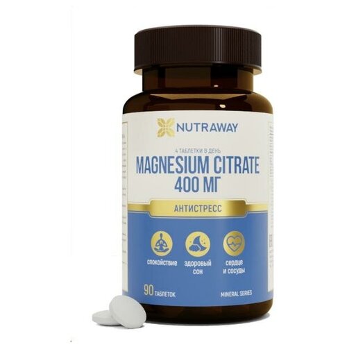 ���������� �������� NUTRAWAY Magnesium Citrate, 90 ��.