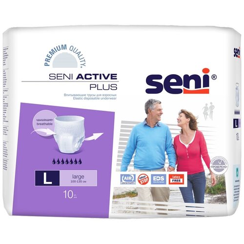  -     Seni ACTIVE PLUS Large ( 100-135 ), 10    , -, 