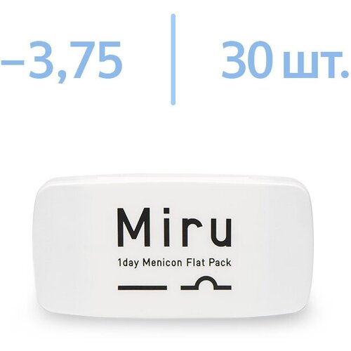   Menicon Miru 1 day Flat Pack, 30 ., R 8,6, D -3,75, 1 .   , -, 