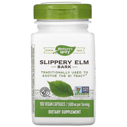  Nature's Way Slippery Elm Bark, 110 , 100 .   , -, 