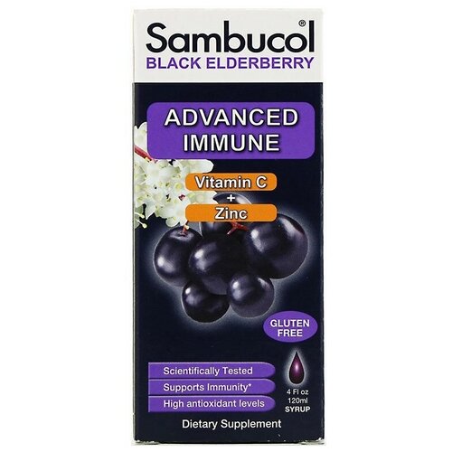 ���������� ����� Sambucol Black Elderberry Advanced Immune, 230 �, 120 ��