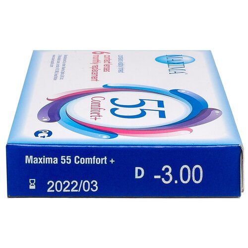   Maxima 55 Comfort Plus, 6 ., R 8,6, D -3, , 1 .   , -, 