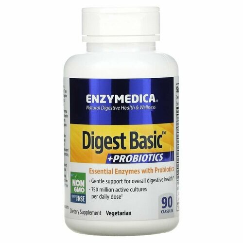 ���������� Enzymedica, Digest Basic � ������������, 90 ������