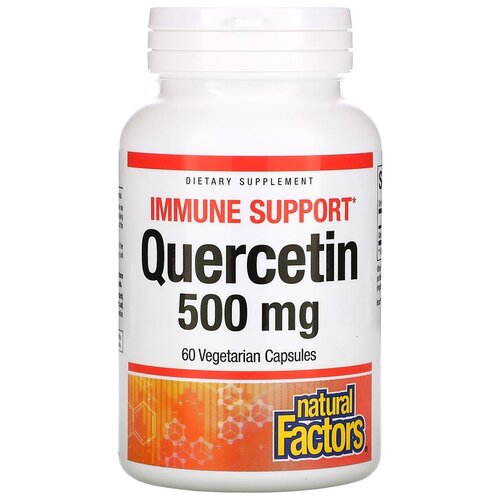 ���������� ������� Natural Factors Quercetin, 90 �, 500 ��, 60 ��.