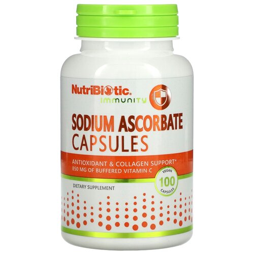 ���������� ������� NutriBiotic Sodium Ascorbate capsules, 153 �, 150 ��, 100 ��.