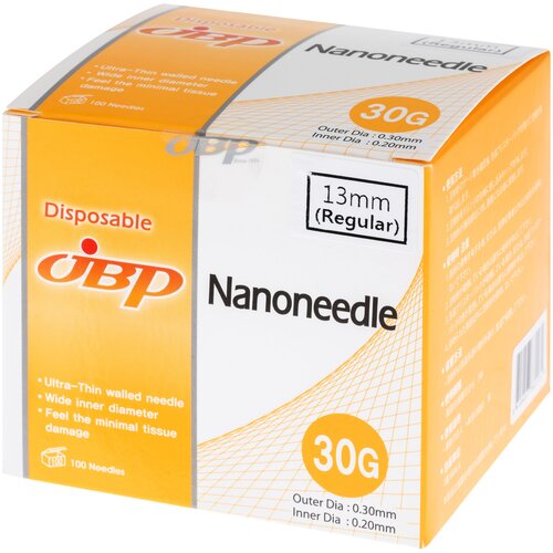    Nanoneedle 30G - (0,3 x 13  - 100 )   , -, 