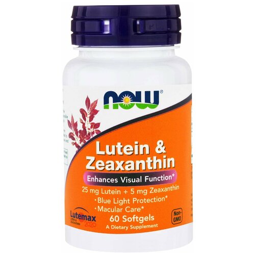 ���������� ������� NOW Lutein & Zeaxanthin, 50 �, 100 ��, 60 ��.