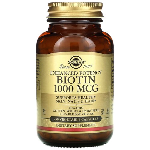 ���������� ������� SOLGAR Biotin 1000 ���, 300 �, 1000 ���, 250 ��.