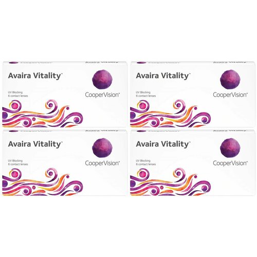 ���������� ���������� ����� CooperVision Avaira Vitality, 6 ��., R 8,4, D -7,5, 4 ��.