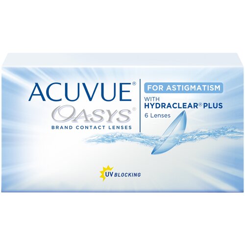   ACUVUE OASYS For Astigmatism with Hydraclear Plus, 6 ., R 8,6, D +1,75,CYL:-1,25,A:70   , -, 