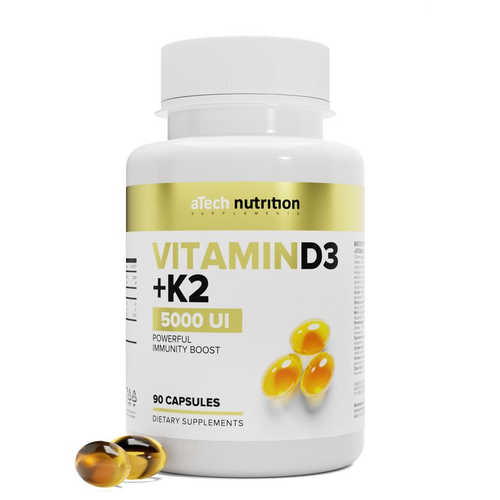  3 + 2 5000  / VITAMIN D3+2 5000  700  aTech nutrition 90    , -, 