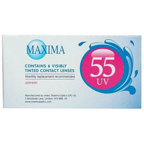   Maxima 55 UV, 6 ., R 8,9, D -2,75, , 1 .   , -, 