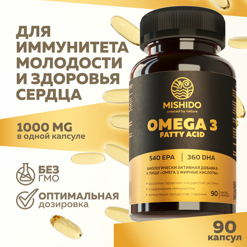  3 MISHIDO 90    1000 Omega 3   , -, 