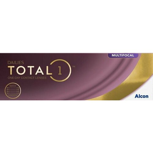 ���������� ����������� ���������� ����� Alcon Dailies Total1 Multifocal, 30 ��., R 8,5, D -4,75, ADD: ������, 1 ��.
