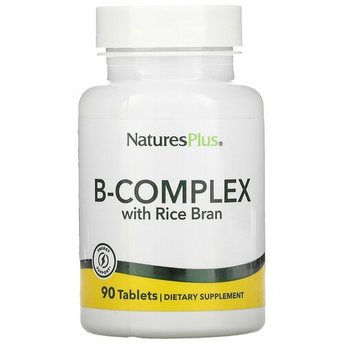 NaturesPlus B-Complex with Rice Bran (-   ) 90  (NaturesPlus)   , -, 