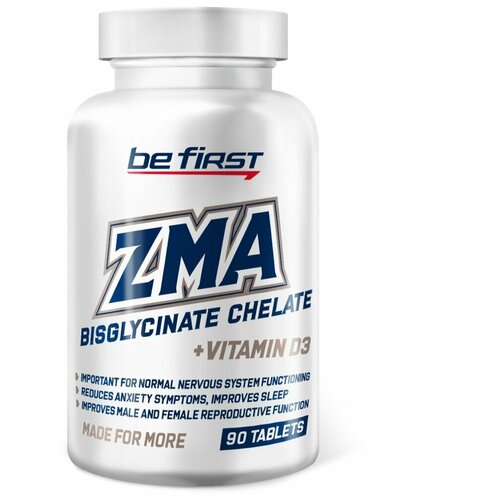 Be First ZMA Chelate + vitamin D3 90  (Be First)   , -, 