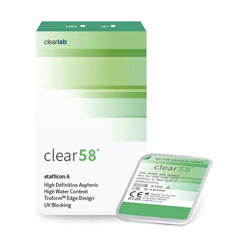   Clearlab Clear 58, 14 , 6 ., R 8,7, D -2, , 1 .   , -, 