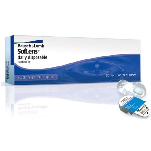   Bausch & Lomb Soflens Daily Disposable, 30 ., R 8,6, D -1   , -, 