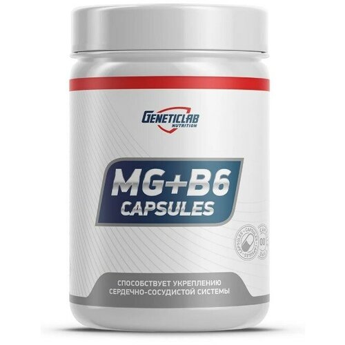   Geneticlab Nutrition Magnesium + B6 (60 )   , -, 