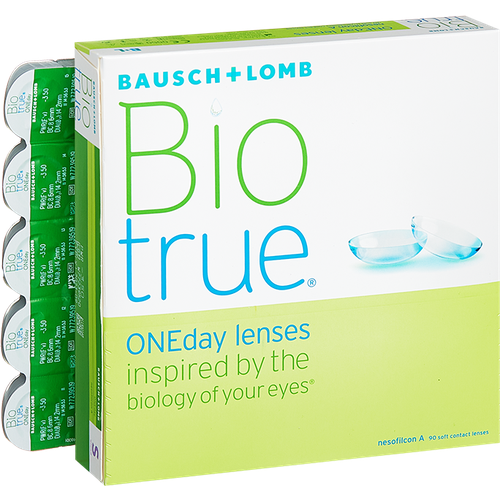   Bausch & Lomb Biotrue ONEday, 90 ., R 8,6, D -1, 1 .   , -, 