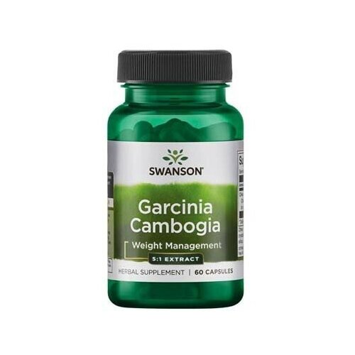 Swanson Garcinia Cambogia 5:1 Ext 80 Mg 60    , -, 