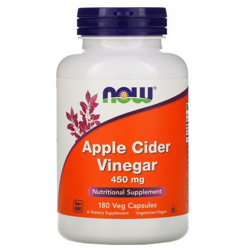 NOW Apple Cider Vinegar 450 mg, 180 .   , -, 