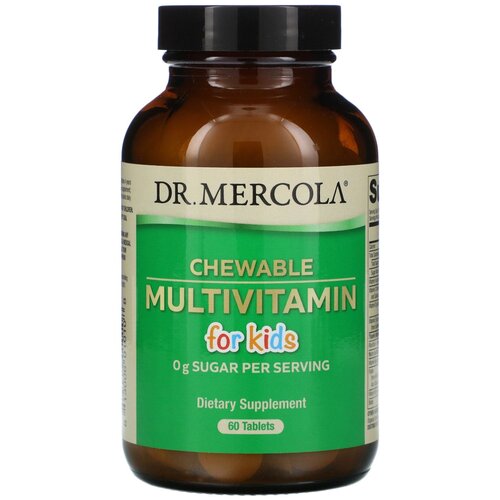 ���������� Dr. Mercola Chewable Multivitamin for Kids (����������� �������������� ��� �����) 60 �������� (Dr. Mercola)