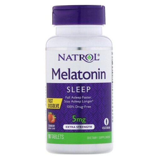   Natrol Melatonin Fast Dissolve, 100 , 5 , 90 .   , -, 