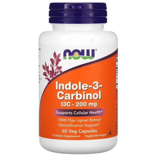 NOW Foods, Indole-3-Carbinol,  3-, 200 , 60     , -, 