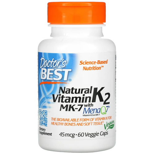 ���������� Natural Vitamin K2 MK-7 � MenaQ7 ���. ����., 45 ���, 59 �, 60 ��.