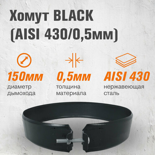 ���������� ����� BLACK (AISI 430/0,5��) (150)