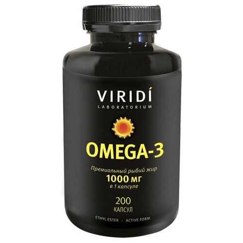 VIRIDI Laboratorium -3, 200  (   1000 .  ,    Omega-3)   , -, 