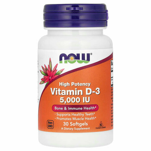 Now Foods,  D3, , 125  (5000 ), 30     , -, 