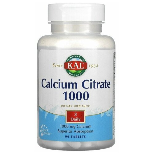 ���������� KAL Calcium Citrate 1000 mg 90 tab / ��� ������� ������ 1000 �� 90 ���