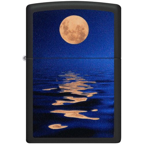     ZIPPO Classic 49810 Moon Sunset   Black Light -  