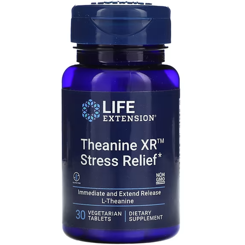���������� Life Extension, Theanine XR Stress Relief, 30 �������������� ��������