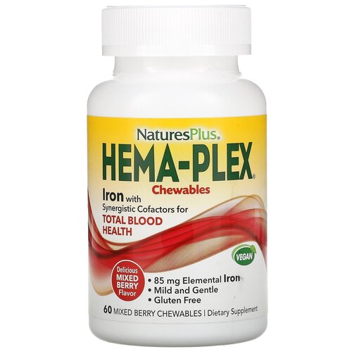  Natures Plus Hema-Plex  (  ), 150 , 60 .   , -, 