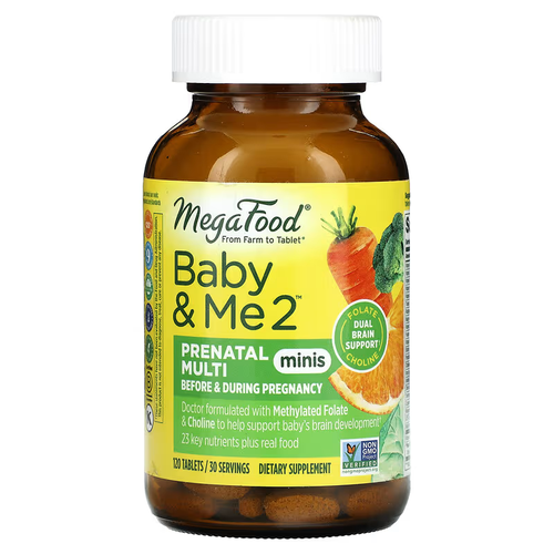 Megafood, Baby & Me 2, Prenatal Multi,   , 120    , -, 