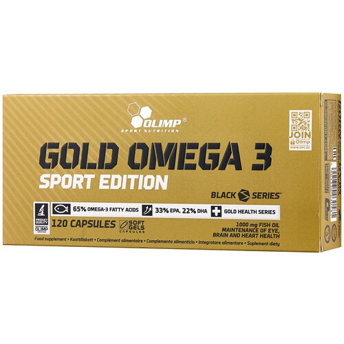 ���������� Gold Omega 3 Sport Edition ����., 250 ��, 300 �, 120 ��., 1 ��.
