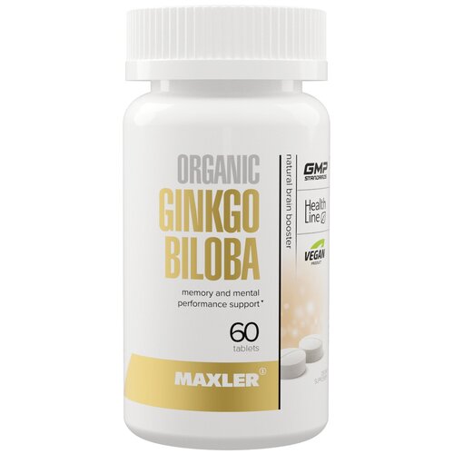 Maxler Organic Ginkgo Biloba ., 100 , 60 .   , -, 