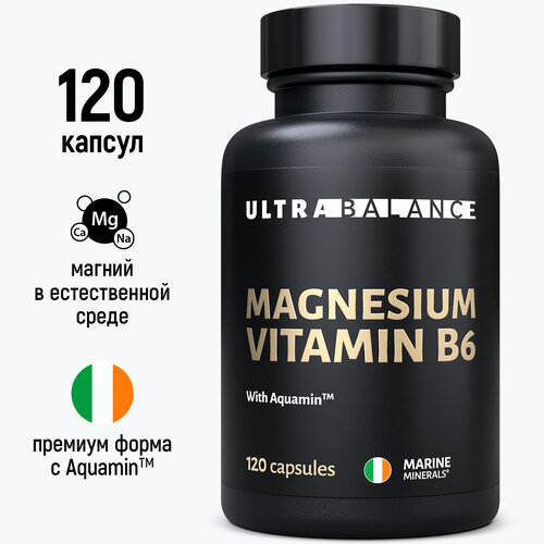  6, 120 , Ultrabalance Magnesium Vitamin B6 Premium   , -, 