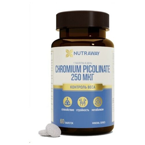    CHROMIUM PICOLINATE ( ) NUTRAWAY 60    , -, 