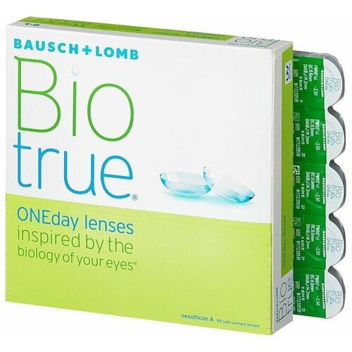   Bausch & Lomb Biotrue ONEday, 90 ., R 8,6, D -5,25, 1 .   , -, 