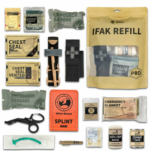   17    RHINO RESCUE IFAK REFILL (PRO) 17  /   /   /   /  /  /    , -, 