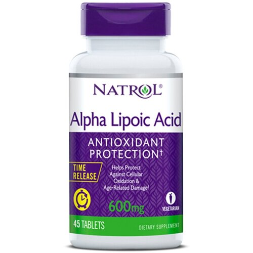 Natrol Alpha Lipoic Acid Time Release . . ., 600 , 50 , 45 .   , -, 