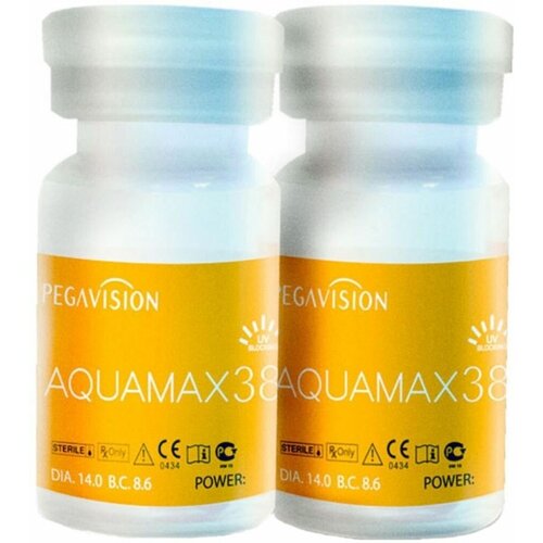 ���������� ���������� ����� Pegavision Aquamax 38, 2 ��., R 8,6, D -7,5, 1 ��.